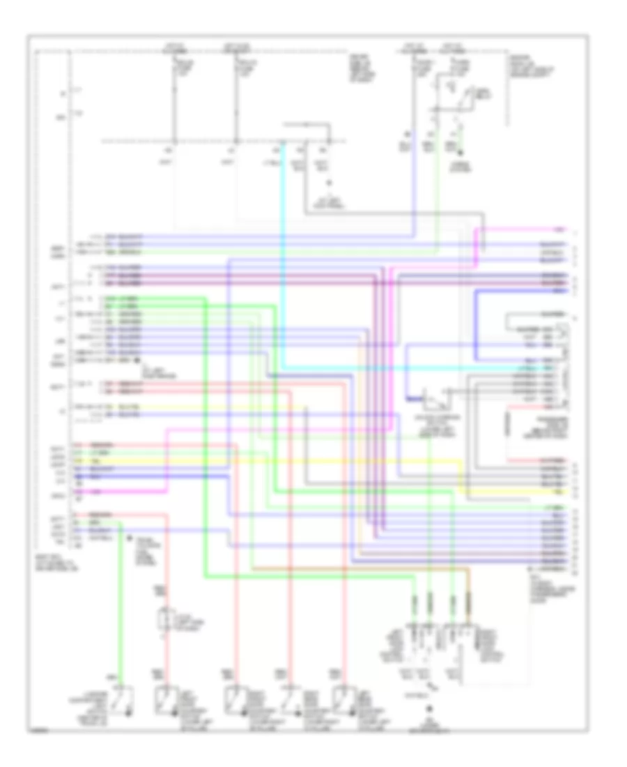 Forced Entry Wiring Diagram 1 of 2 for Toyota Camry 2006