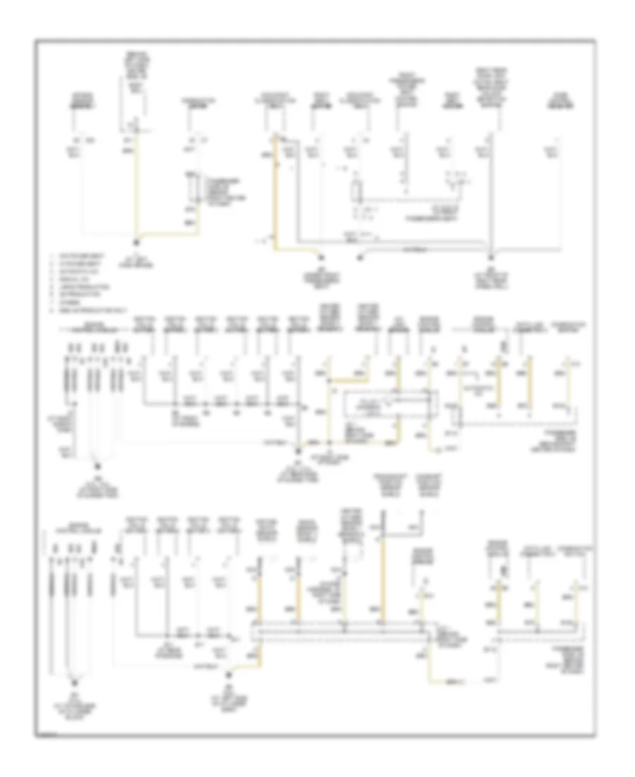Ground Distribution Wiring Diagram (2 of 4) for Toyota Camry 2006