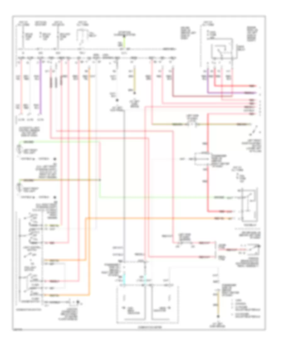 Headlights Wiring Diagram 1 of 2 for Toyota Camry 2006