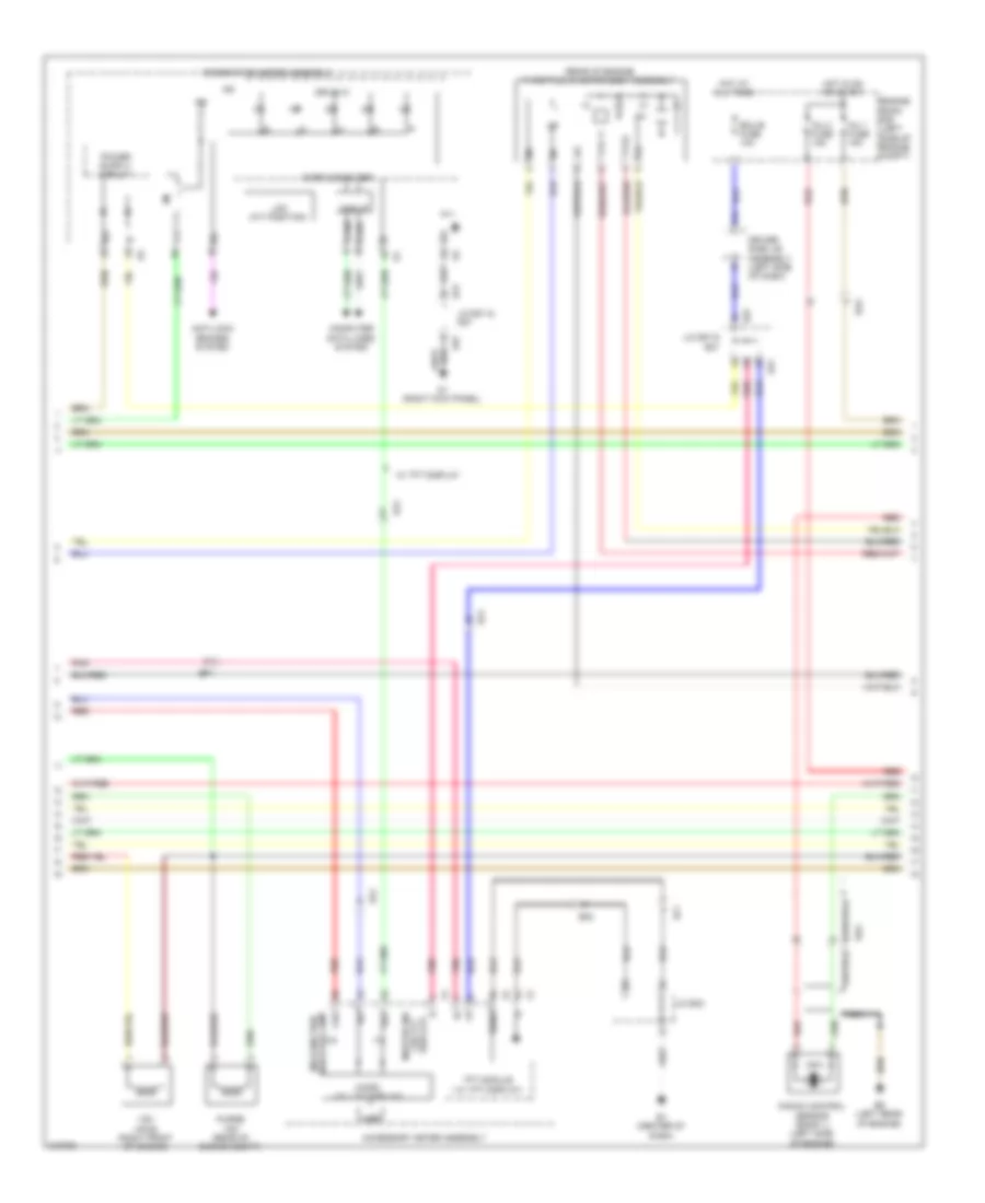 2.7L, Engine Performance Wiring Diagram (3 of 4) for Toyota Venza Limited 2012