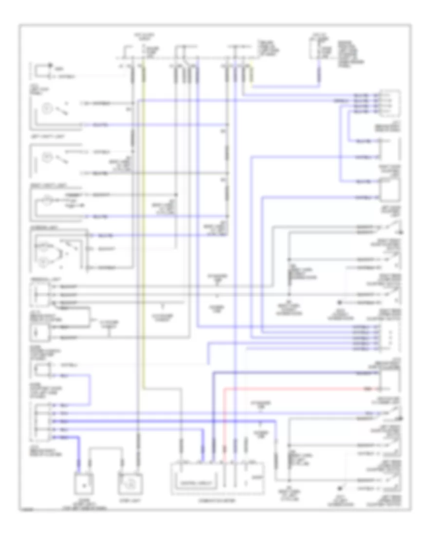 Courtesy Lamps Wiring Diagram for Toyota Tundra Limited 2000