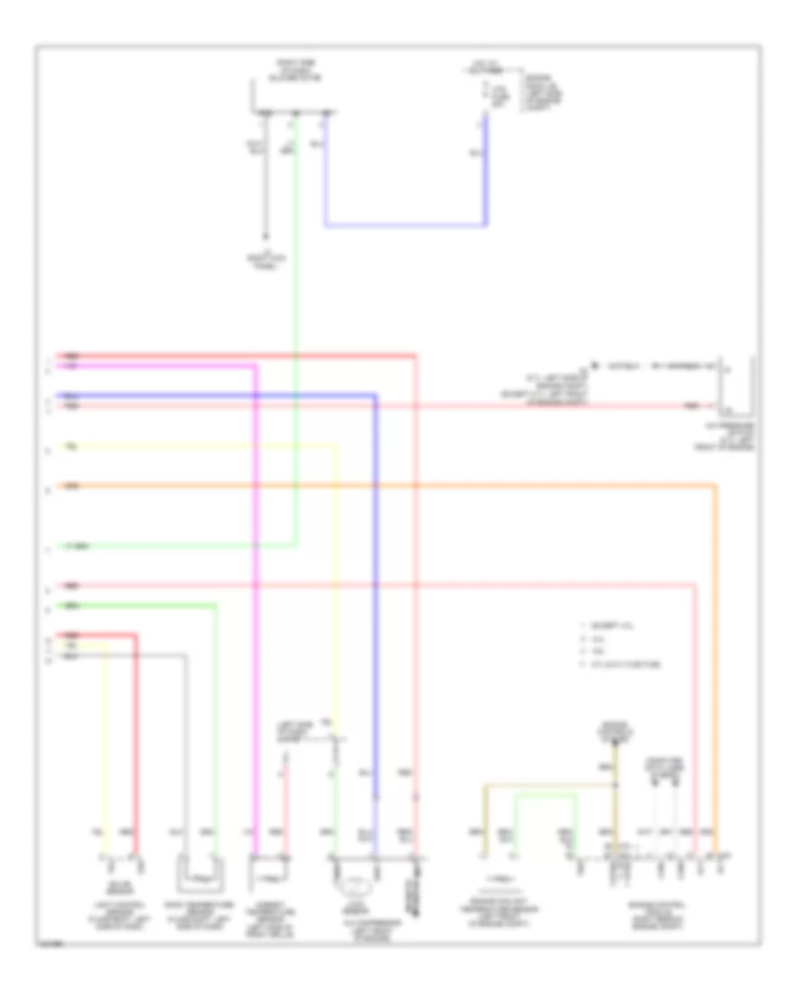 Automatic A C Wiring Diagram 2 of 2 for Toyota Tundra 2010