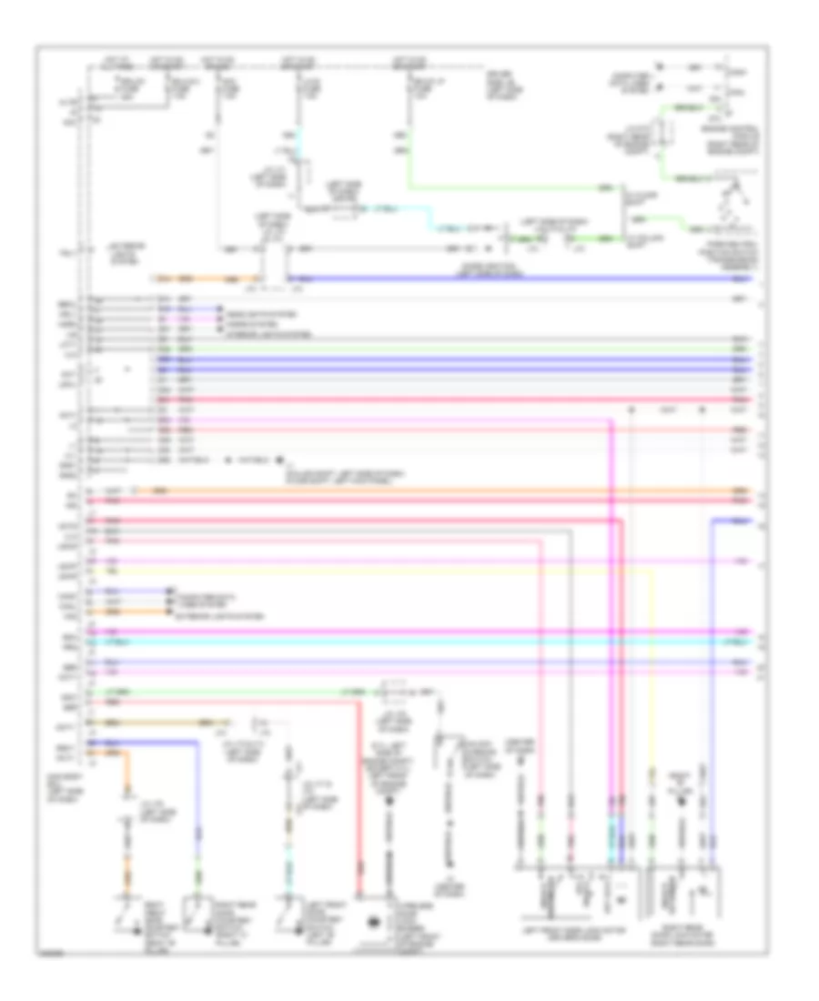 Forced Entry Wiring Diagram 1 of 2 for Toyota Tundra 2010