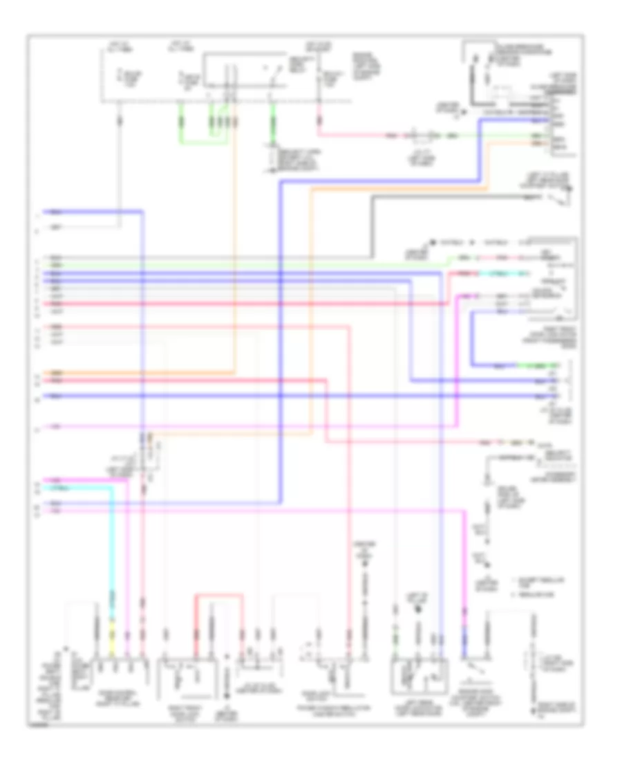 Forced Entry Wiring Diagram 2 of 2 for Toyota Tundra 2010