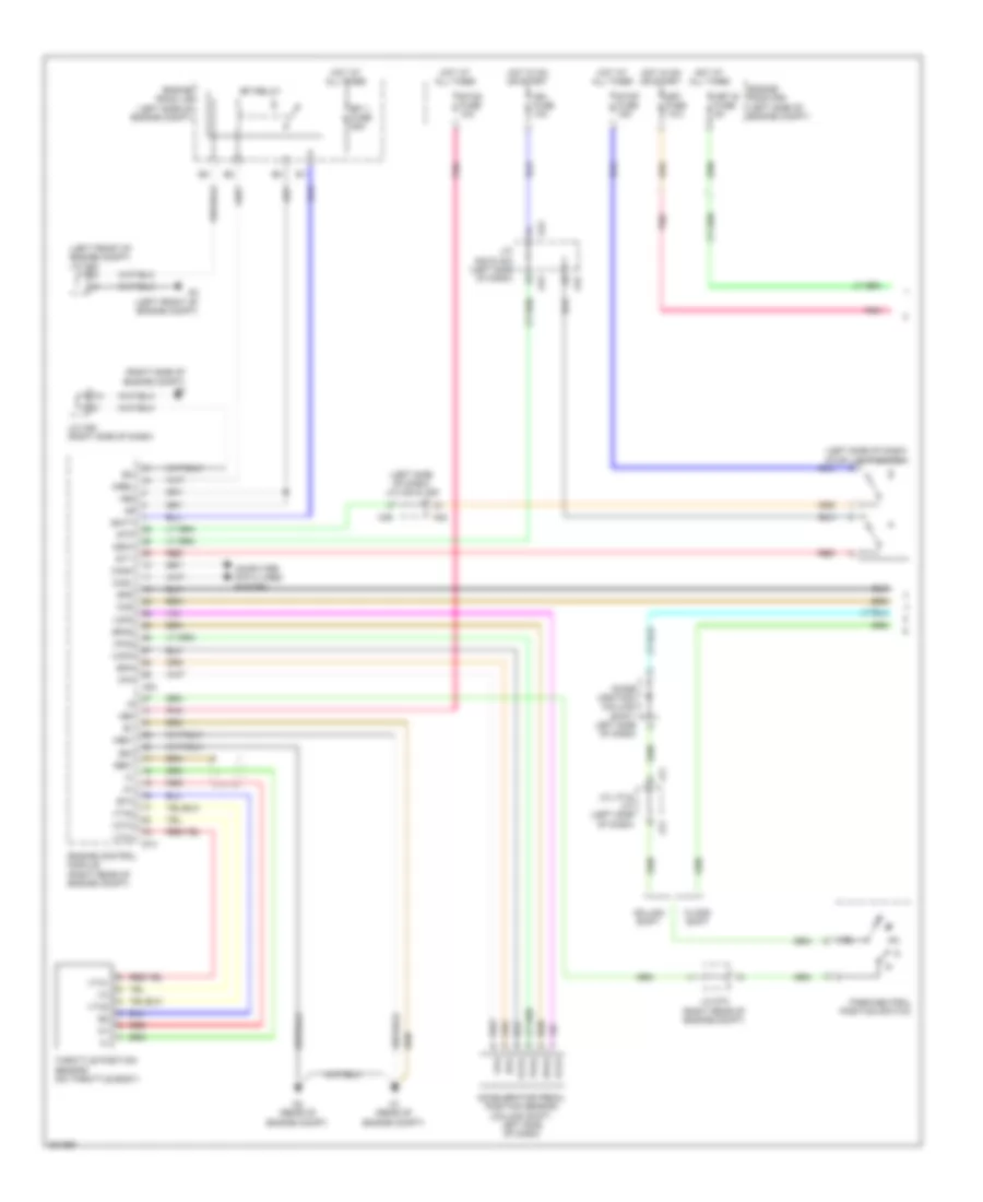 4.6L, Cruise Control Wiring Diagram (1 of 2) for Toyota Tundra 2010