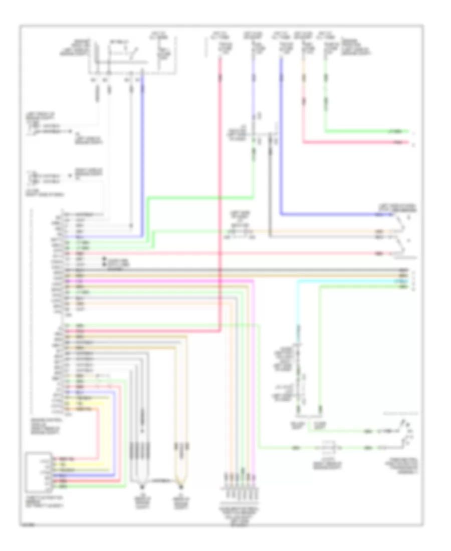 5.7L, Cruise Control Wiring Diagram (1 of 2) for Toyota Tundra 2010
