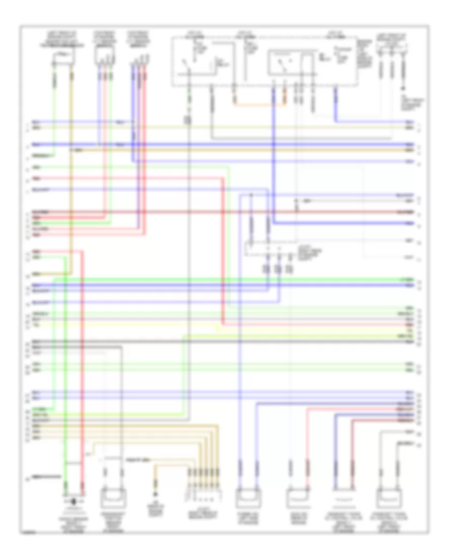 4.0L, Engine Performance Wiring Diagram (2 of 6) for Toyota Tundra 2010