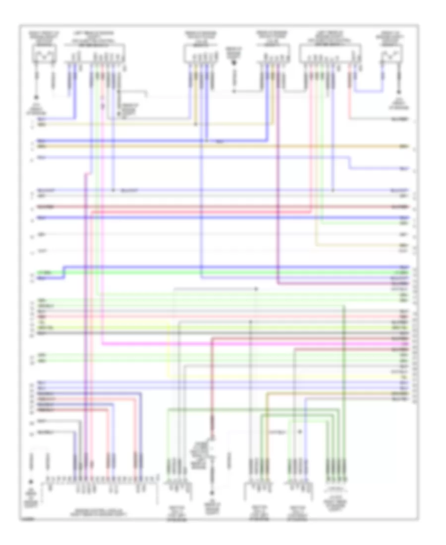 4.0L, Engine Performance Wiring Diagram (3 of 6) for Toyota Tundra 2010