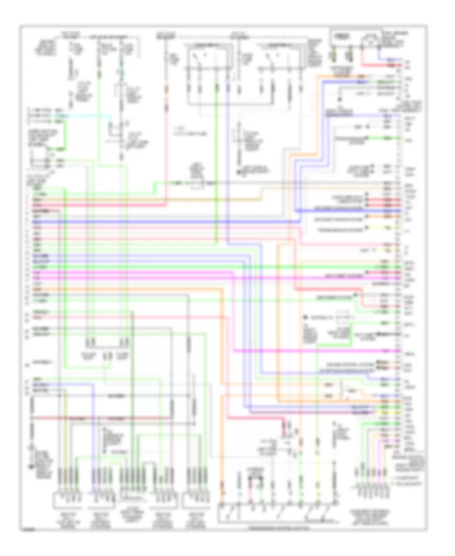 5.7L, Engine Performance Wiring Diagram (7 of 7) for Toyota Tundra 2010