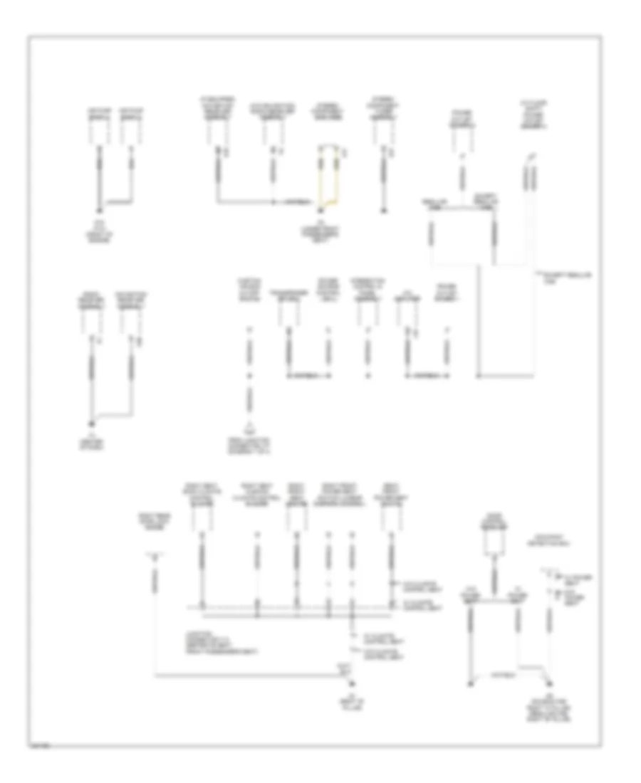Ground Distribution Wiring Diagram (3 of 4) for Toyota Tundra 2010