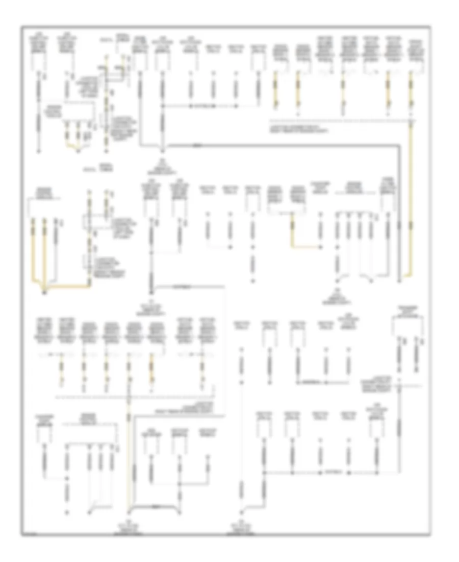 Ground Distribution Wiring Diagram 4 of 4 for Toyota Tundra 2010