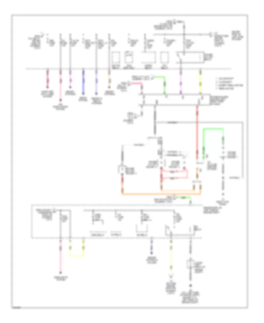 Power Distribution Wiring Diagram (2 of 3) for Toyota Tundra 2010