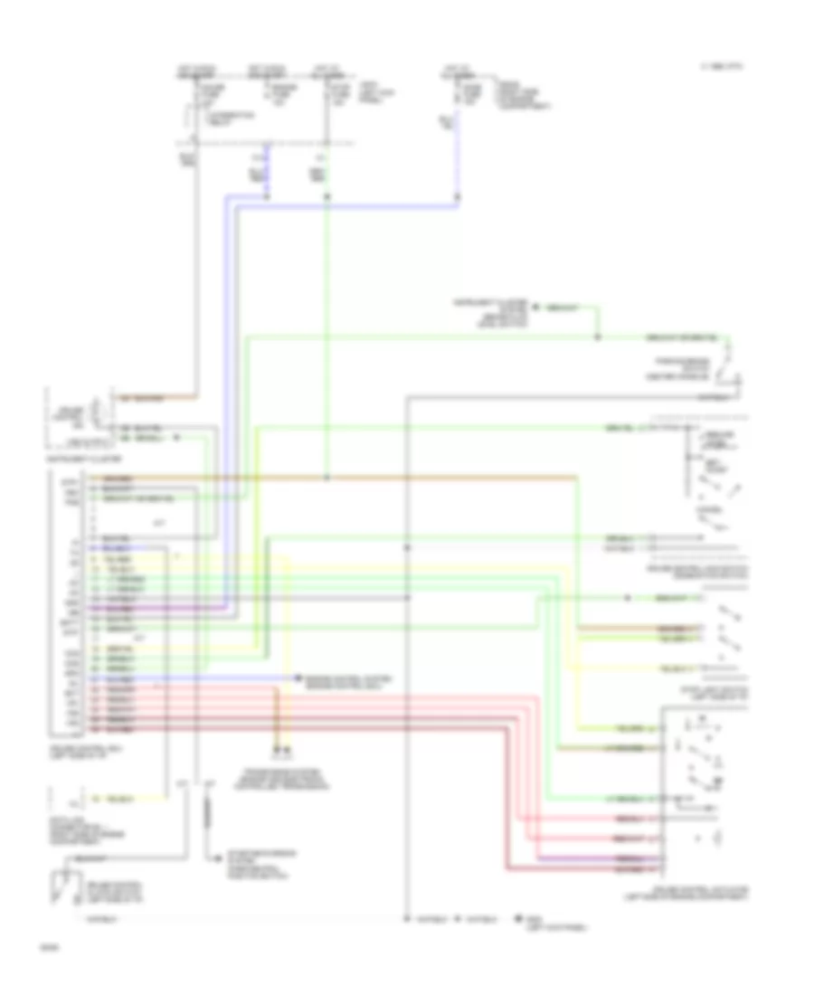 Cruise Control Wiring Diagram Motor Type for Toyota 4Runner SR5 1994