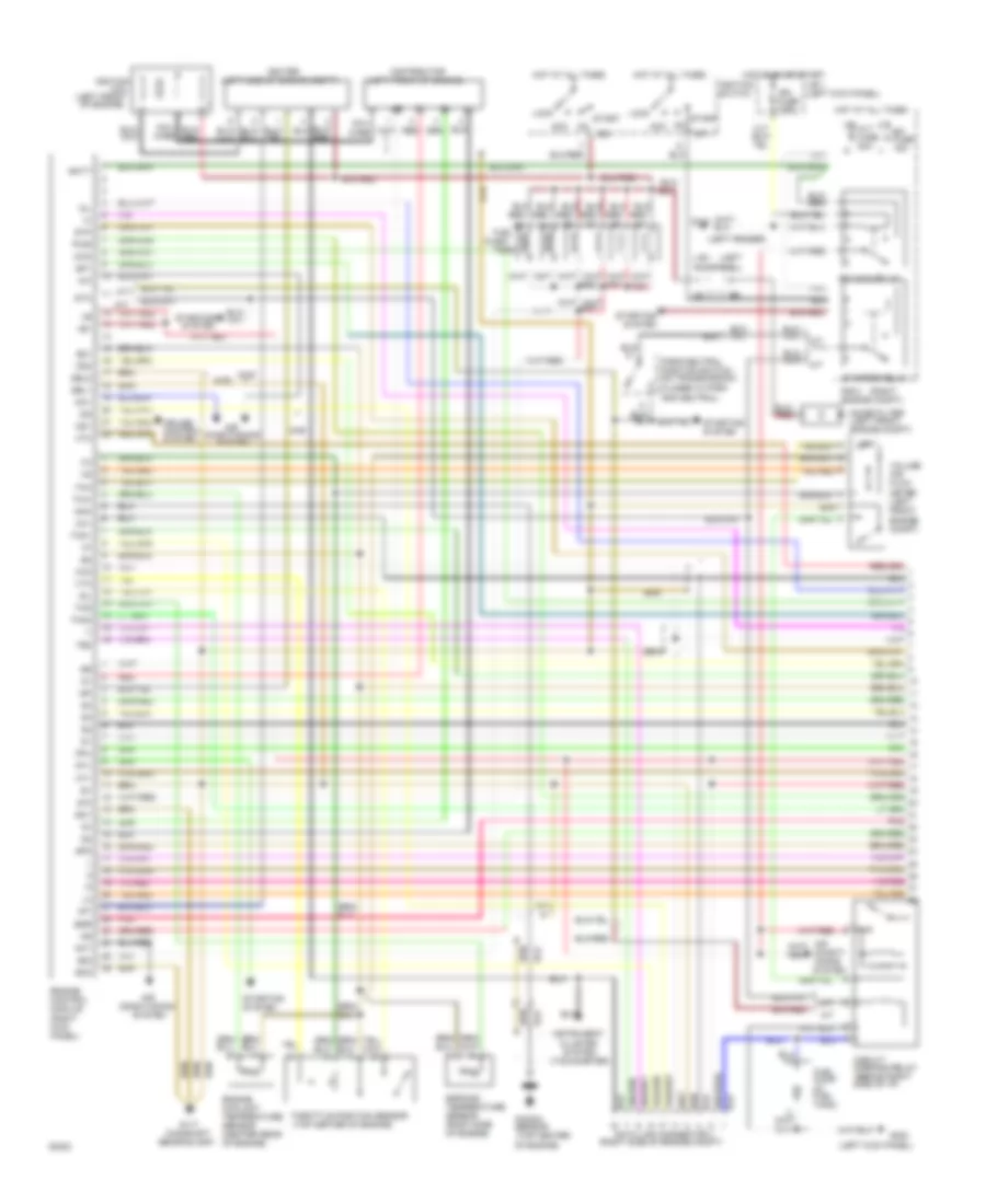 3.0L, Engine Performance Wiring Diagrams (1 of 2) for Toyota 4Runner SR5 1994
