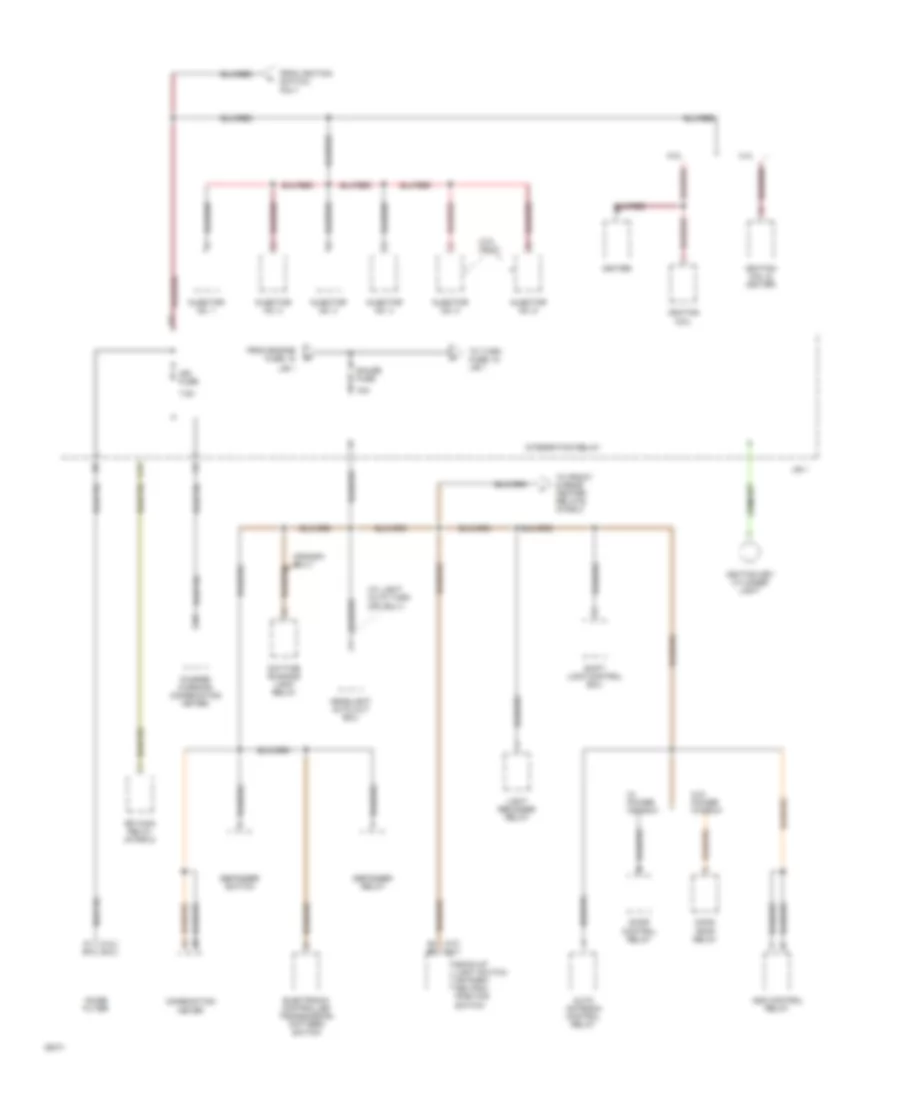 Power Distribution Wiring Diagram (3 of 5) for Toyota 4Runner SR5 1994