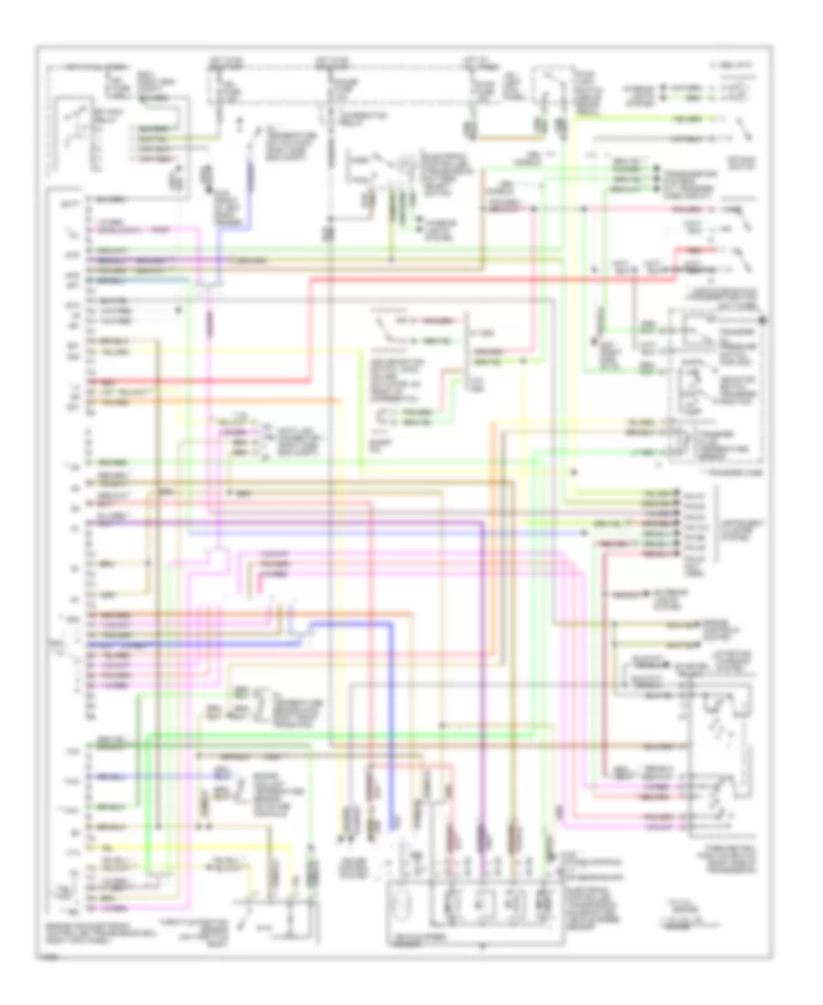 Transmission Wiring Diagram for Toyota 4Runner SR5 1994
