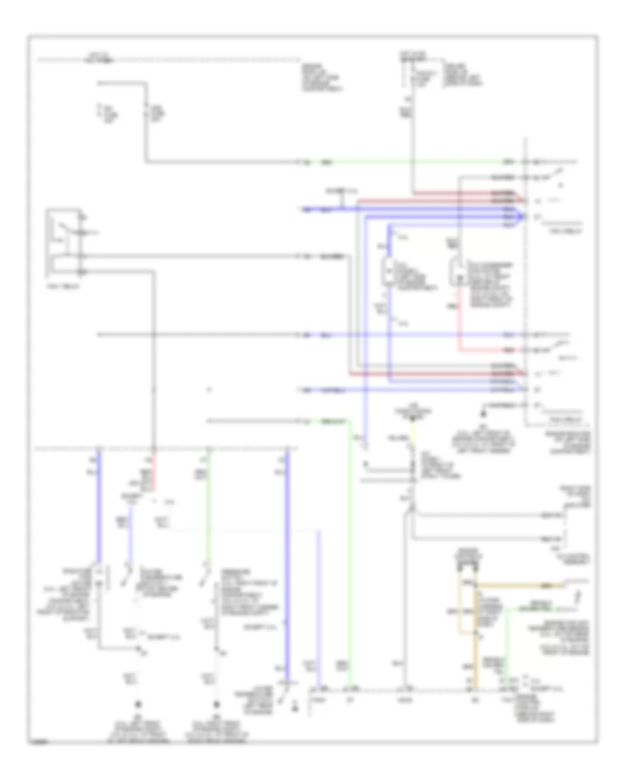 Cooling Fan Wiring Diagram for Toyota Camry LE 2006