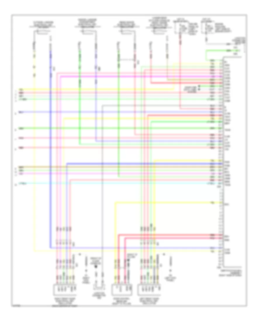 Forced Entry Wiring Diagram, with Smart Key System (4 of 4) for Toyota Venza XLE 2012