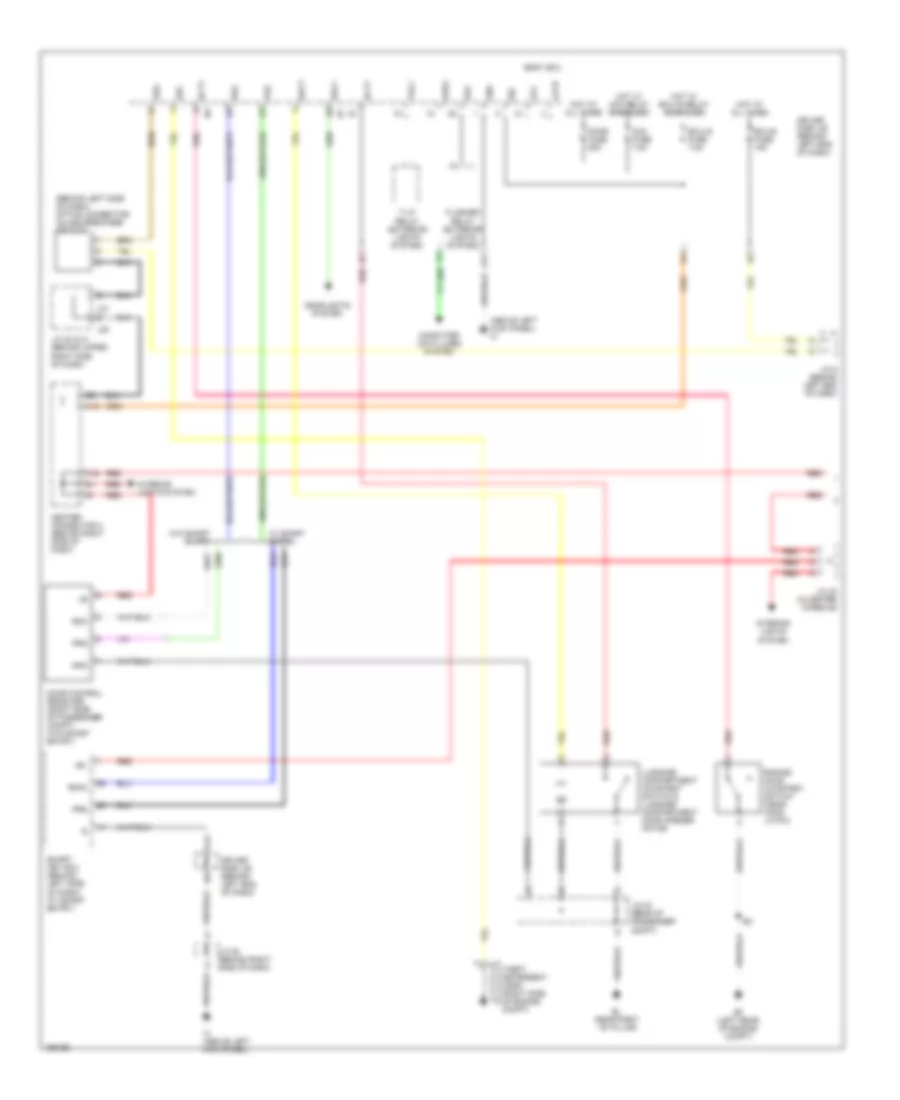 Forced Entry Wiring Diagram 1 of 2 for Toyota Prius 2004