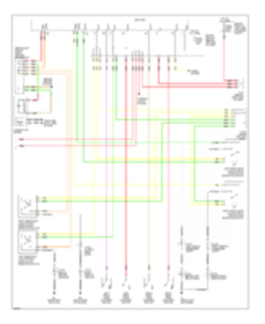 Forced Entry Wiring Diagram 2 of 2 for Toyota Prius 2004