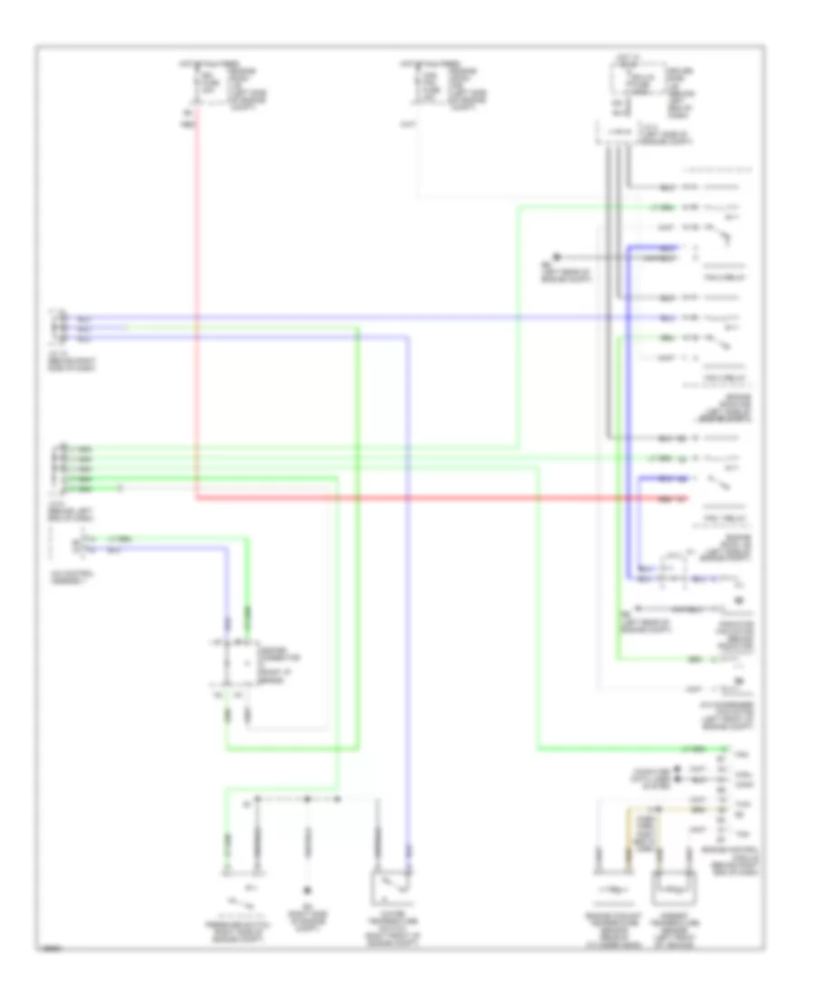 Cooling Fan Wiring Diagram for Toyota Prius 2004