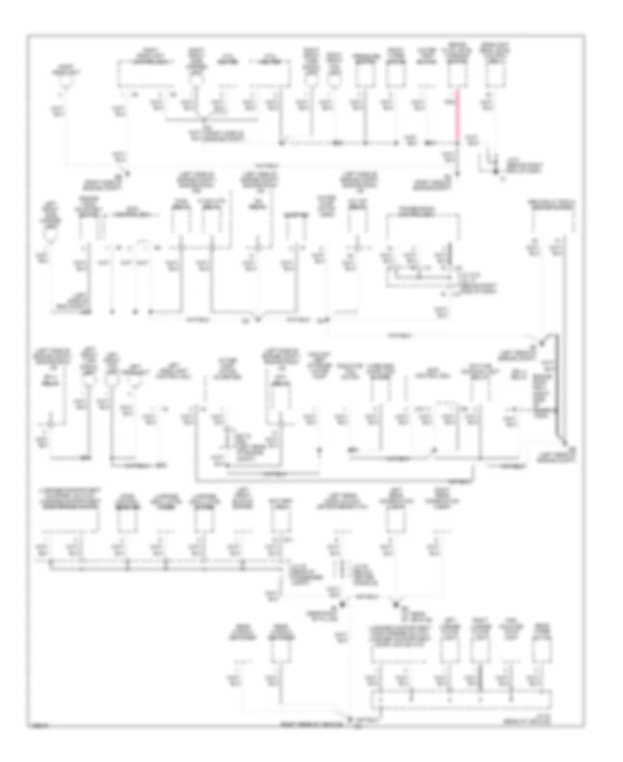 Ground Distribution Wiring Diagram 1 of 3 for Toyota Prius 2004