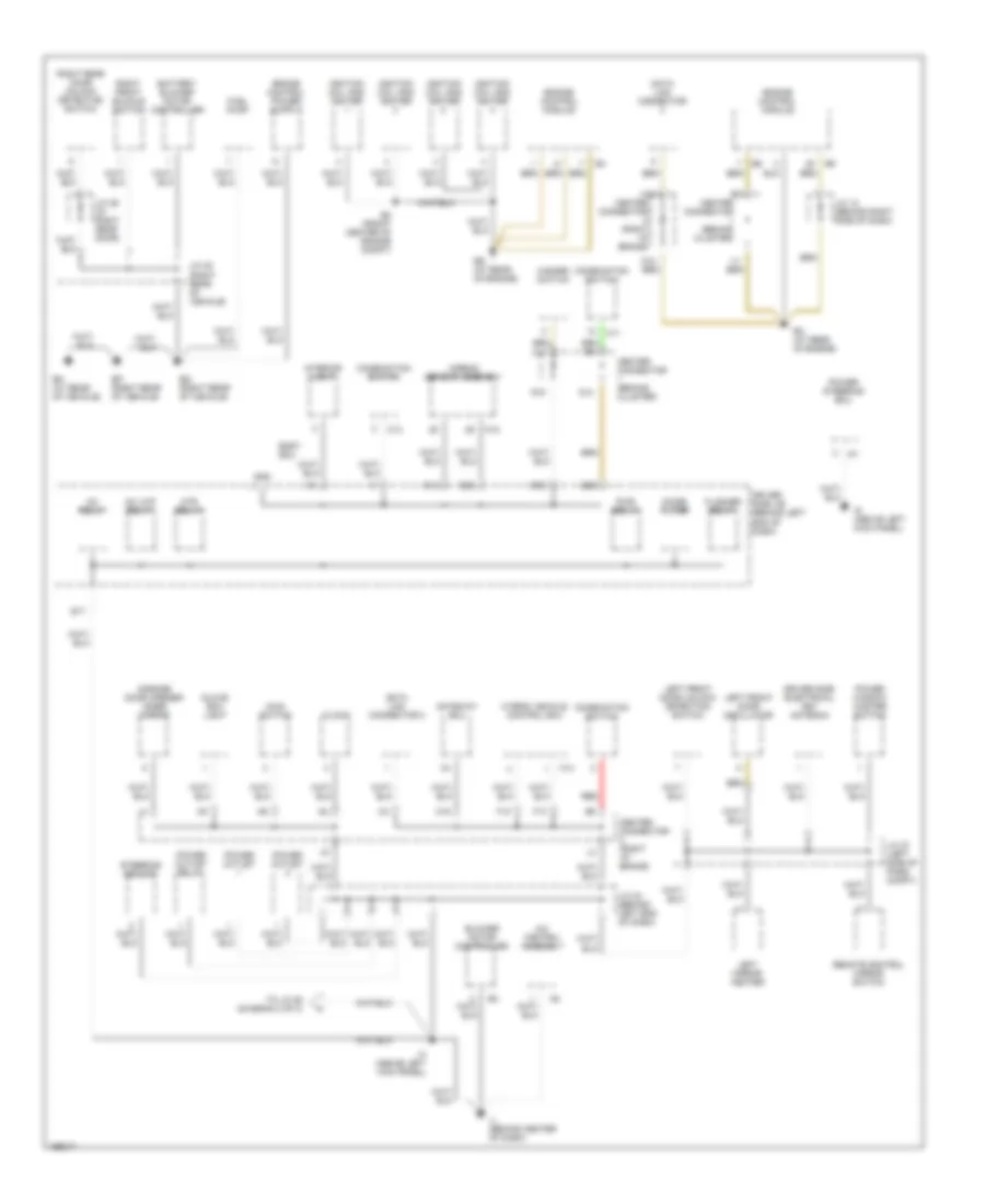 Ground Distribution Wiring Diagram 2 of 3 for Toyota Prius 2004