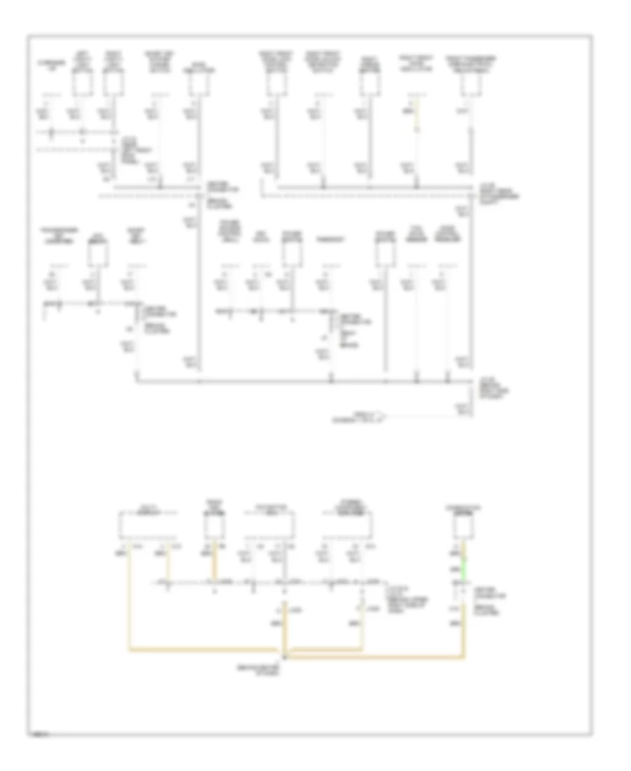 Ground Distribution Wiring Diagram (3 of 3) for Toyota Prius 2004