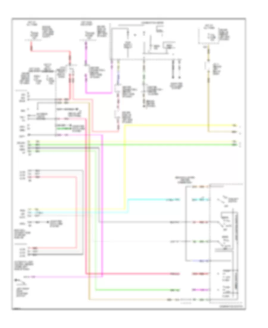 Headlamps  Fog Lamps Wiring Diagram, without DRL (1 of 2) for Toyota Prius 2004
