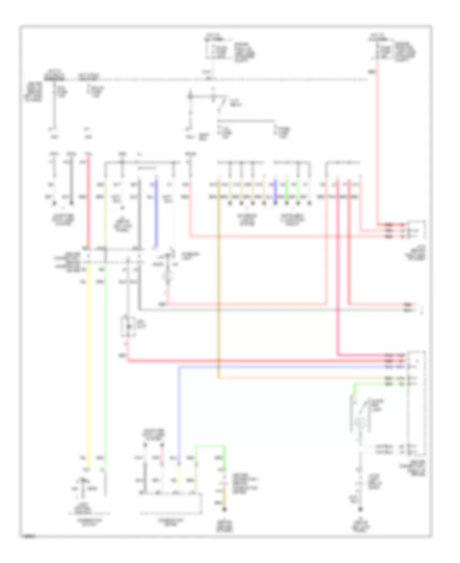 Courtesy Lamps Wiring Diagram 1 of 2 for Toyota Prius 2004