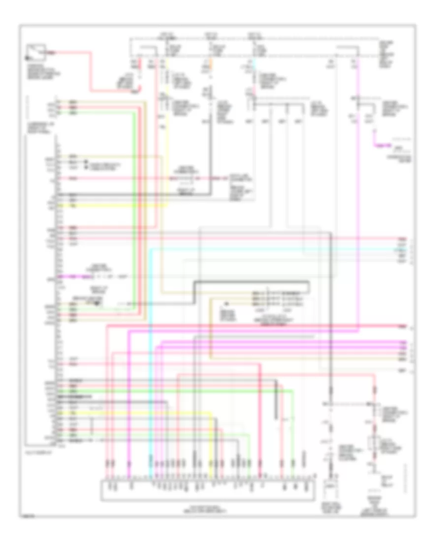 Radio Wiring Diagram, with Separate Amplifier (1 of 2) for Toyota Prius 2004
