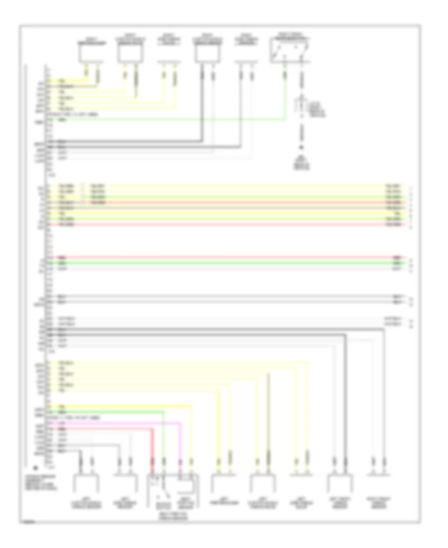 Supplemental Restraints Wiring Diagram 1 of 2 for Toyota Prius 2004