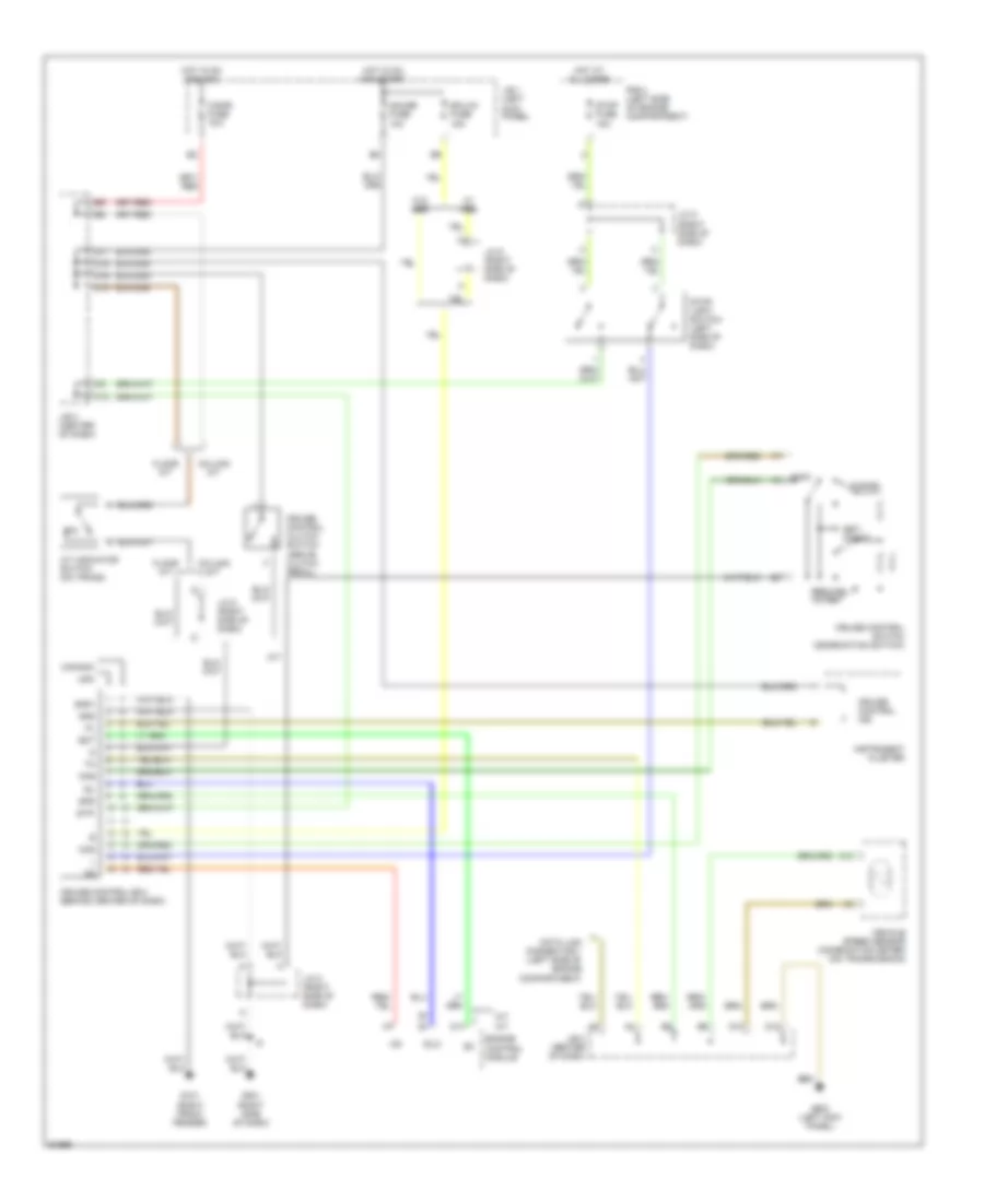 3.4L, Cruise Control Wiring Diagram for Toyota Tacoma 1997