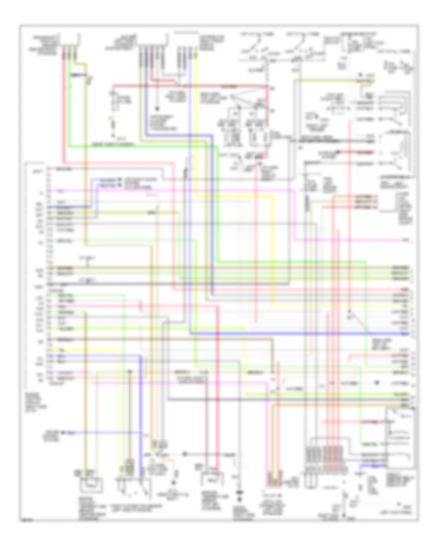 2 4L Engine Performance Wiring Diagrams 1 of 2 for Toyota Tacoma 1997