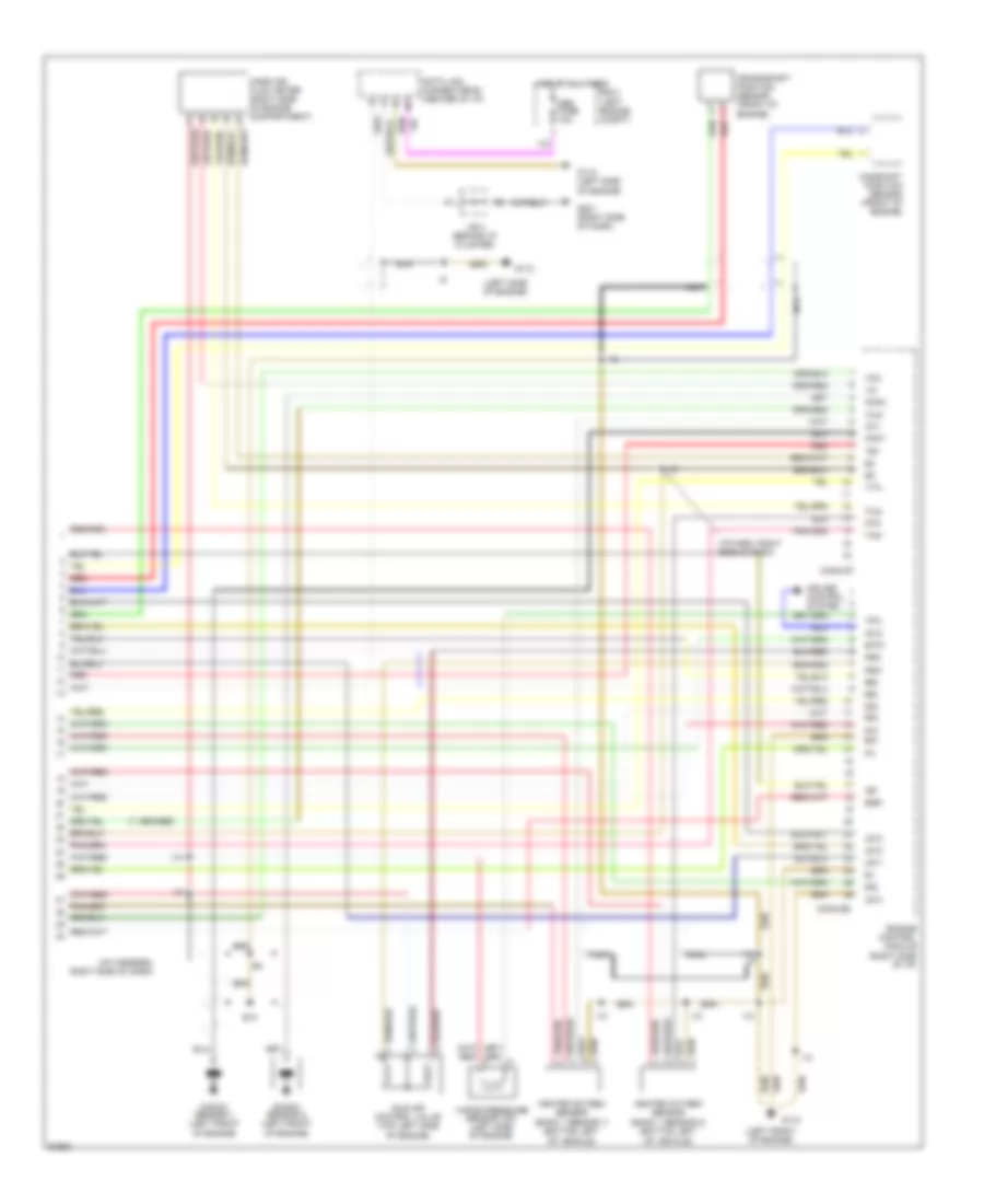 3.4L, Engine Performance Wiring Diagrams, MT (3 of 3) for Toyota Tacoma 1997