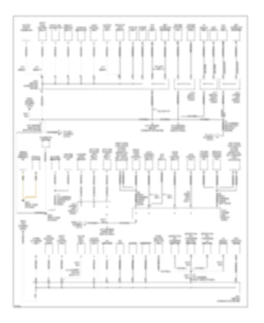 Ground Distribution Wiring Diagram 2 of 2 for Toyota Tacoma 1997