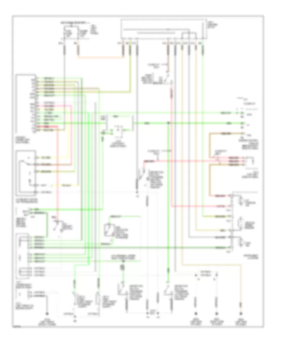 4WD Wiring Diagram, with 2-4 Select Switch for Toyota Tacoma 1997