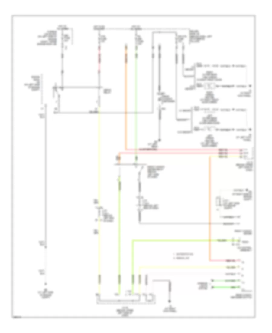 Defoggers Wiring Diagram for Toyota Sienna XLE Limited 2008