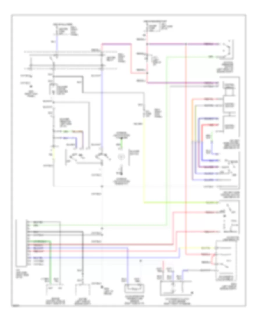 3 0L A C Wiring Diagram Lever Control Type for Toyota Camry DX 1994