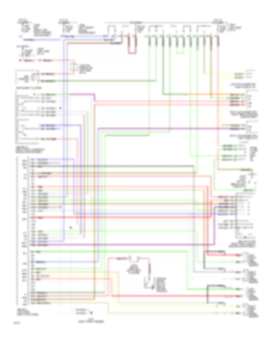 Anti lock Brake Wiring Diagrams TMC Made for Toyota Camry DX 1994