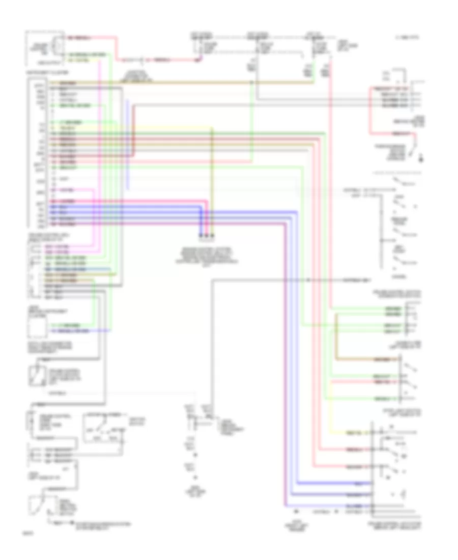 Cruise Control Wiring Diagram for Toyota Camry DX 1994