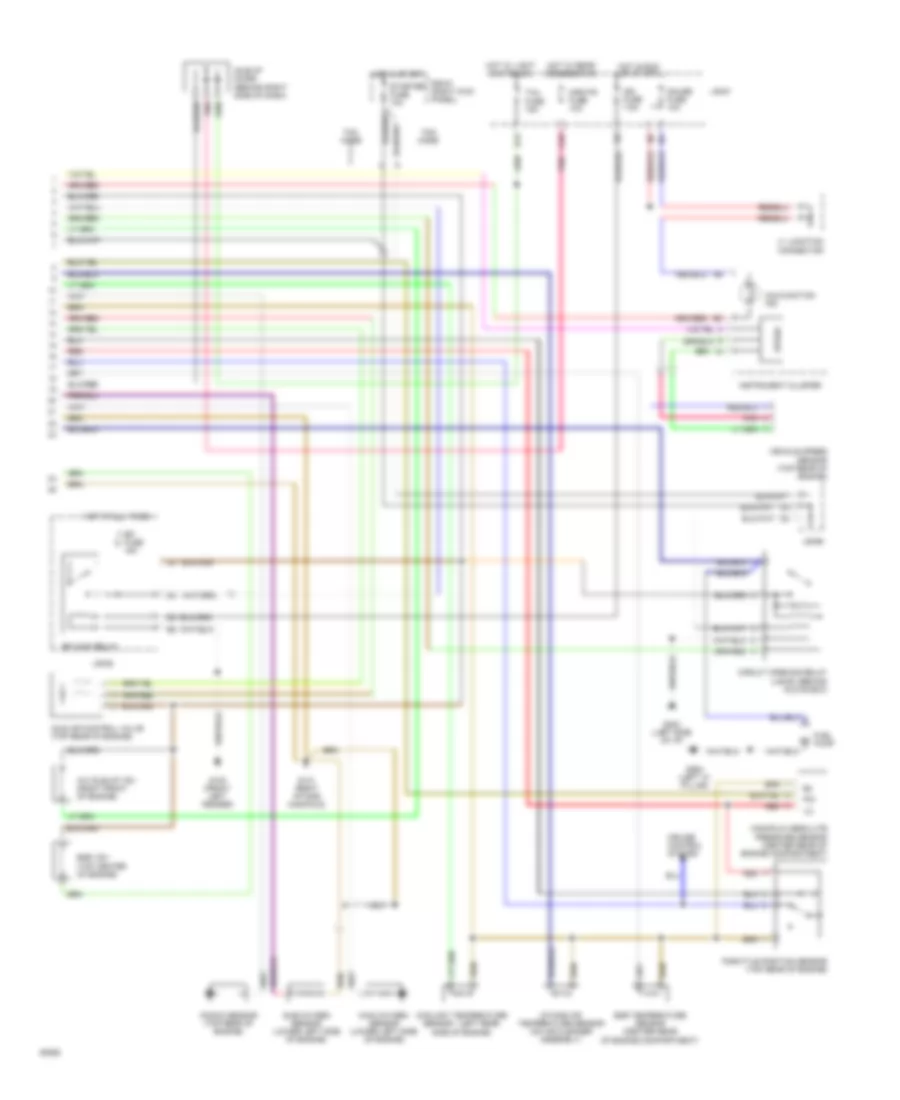 2 2L Engine Performance Wiring Diagrams M T Except California 2 of 2 for Toyota Camry DX 1994