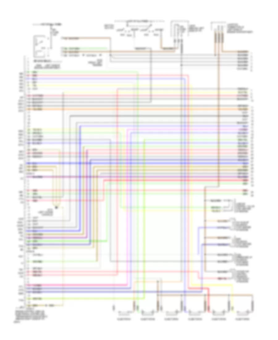 3 0L Engine Performance Wiring Diagrams 1 of 2 for Toyota Camry DX 1994