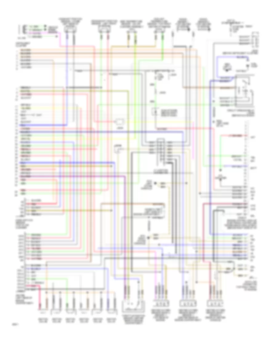 3 0L Engine Performance Wiring Diagrams 2 of 2 for Toyota Camry DX 1994