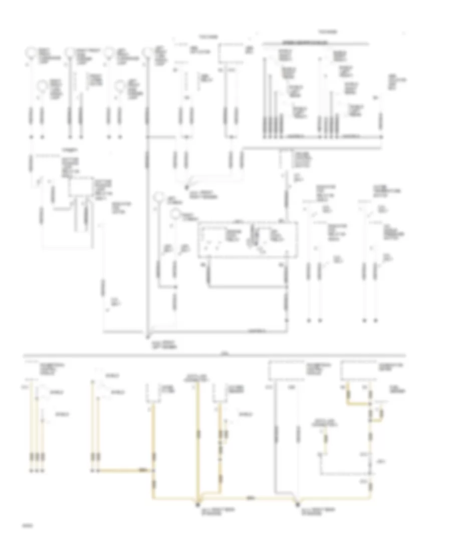 Ground Distribution Wiring Diagram 1 of 4 for Toyota Camry DX 1994
