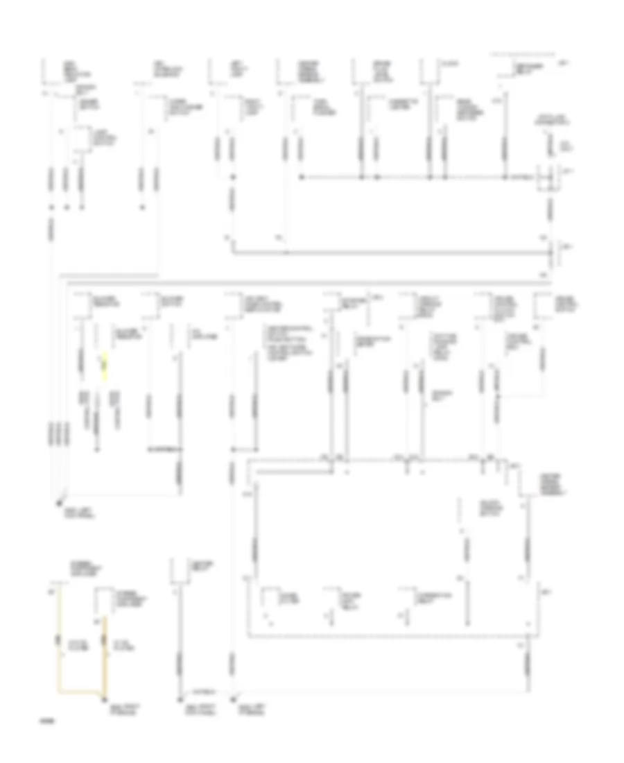 Ground Distribution Wiring Diagram 3 of 4 for Toyota Camry DX 1994