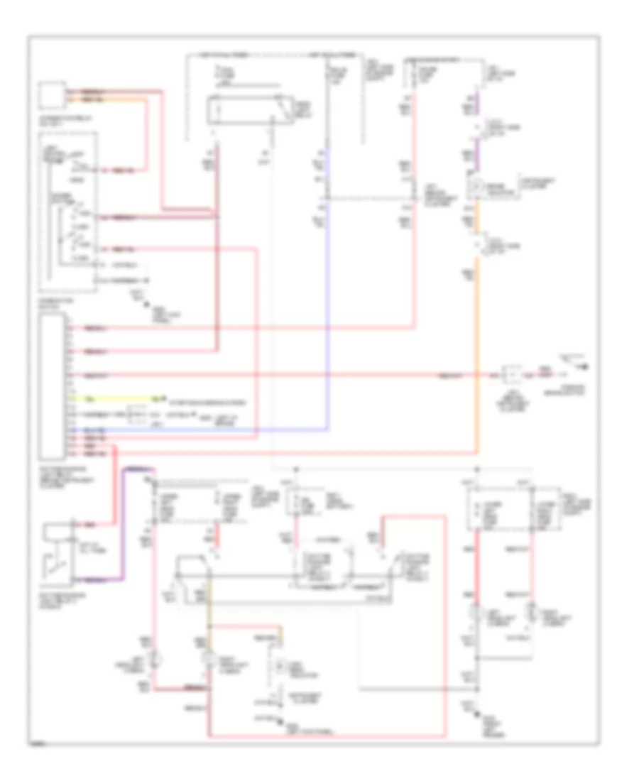 Headlight Wiring Diagram with DRL for Toyota Camry DX 1994