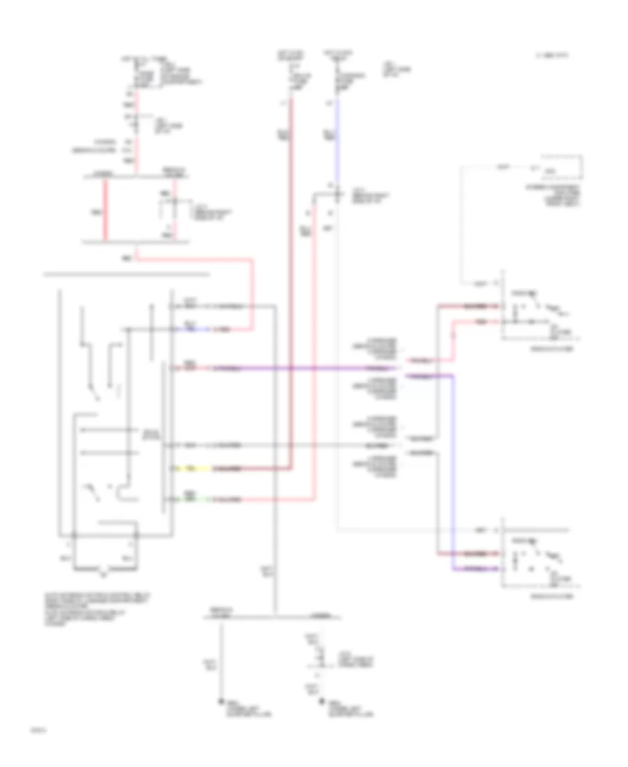 Power Antenna Wiring Diagram for Toyota Camry DX 1994