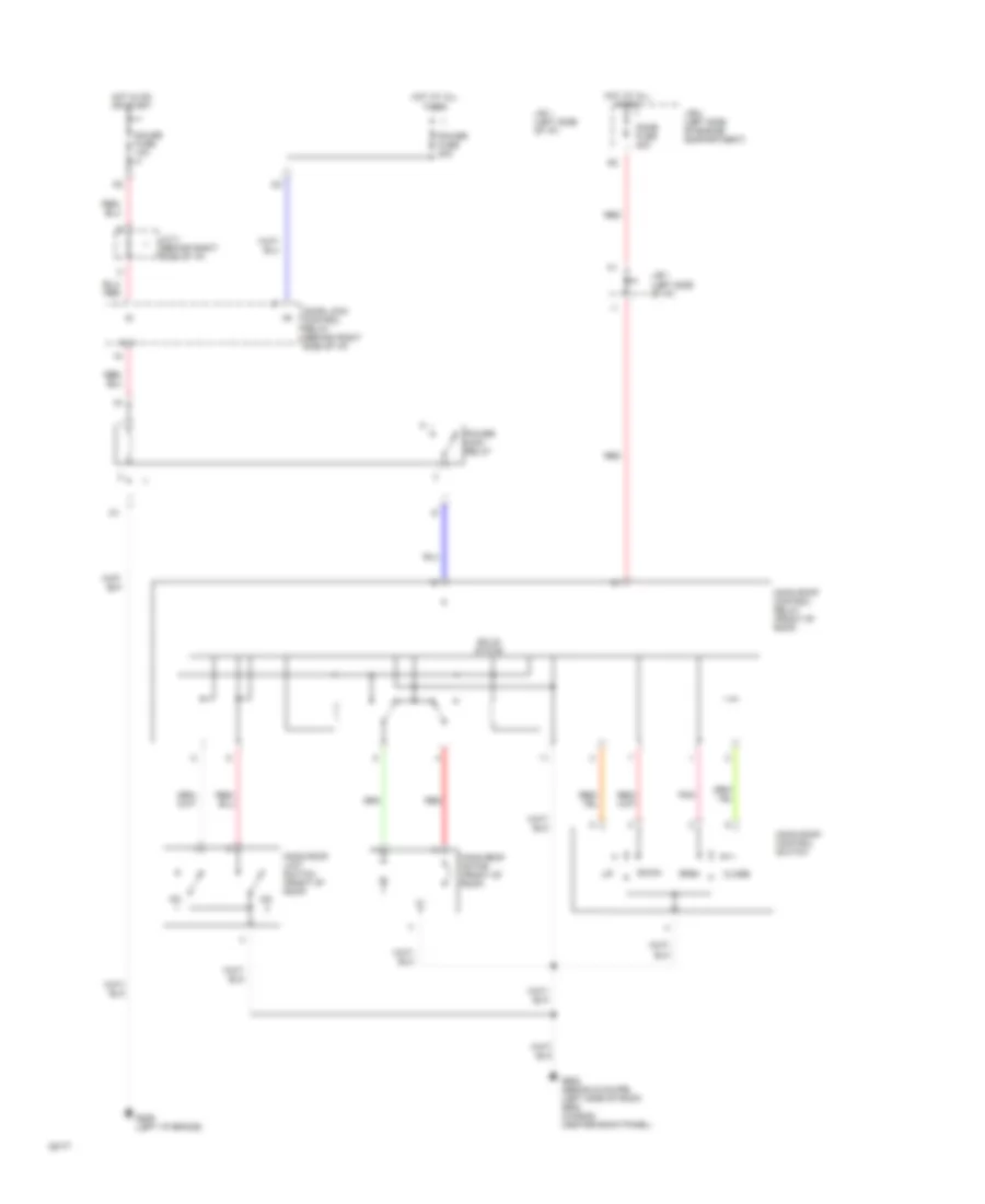 Moonroof Wiring Diagram for Toyota Camry DX 1994