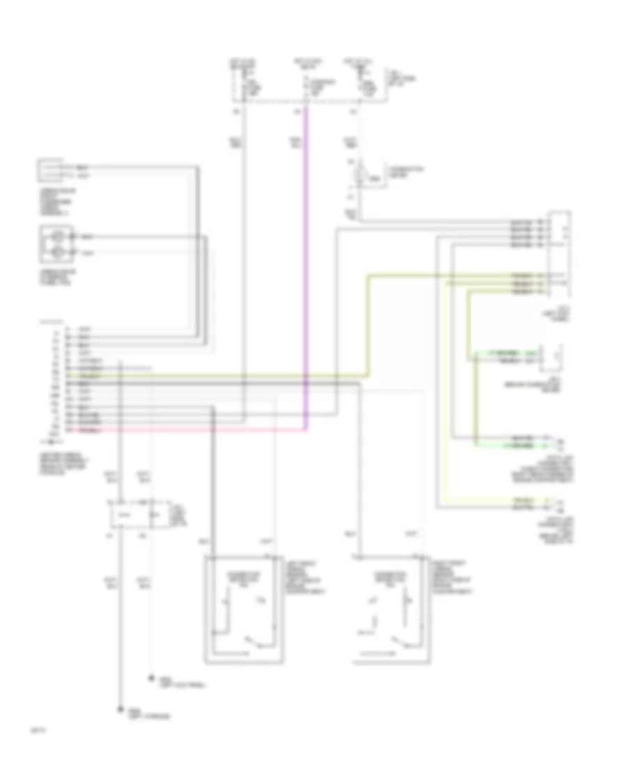 Supplemental Restraint Wiring Diagram for Toyota Camry DX 1994